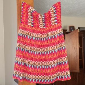 Aztec Strapless Sundress
